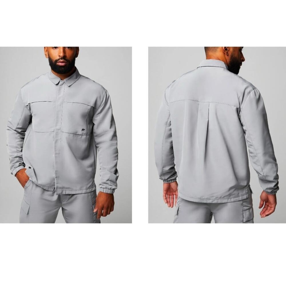 New FABLETICS The Outpost Jacket Men’s Shadow Grey